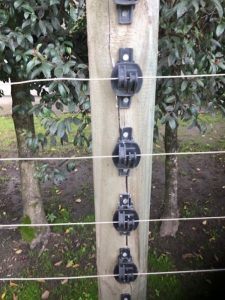 timber pole electrified fence 3