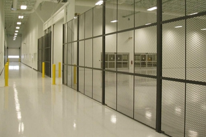 Metal wire partition